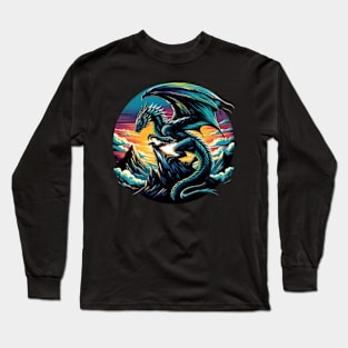 Dragon On Cliff Long Sleeve T-Shirt